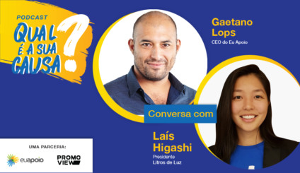 Podcast Eu Apoio com participação de Laís Higashi