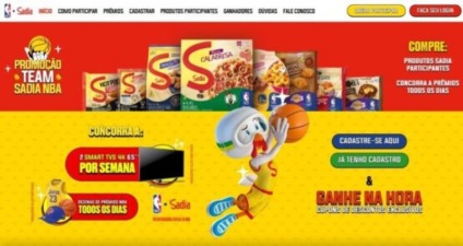 Sadia cria promo especial para os Playoffs e Finais da NBA
