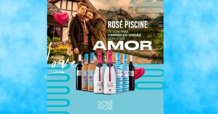 Rosé Piscine promove ação promocional para os namorados