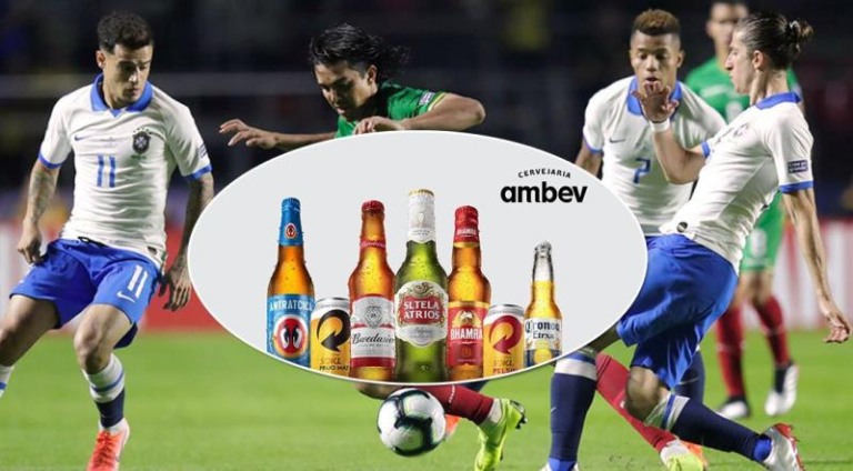 Ambev também desiste de expor suas marcas na Copa América