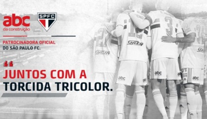 São Paulo Futebol Clube e ABC da Construção acertam patrocínio