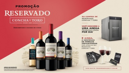 Reservado Concha y Toro faz promo inédita no Brasil