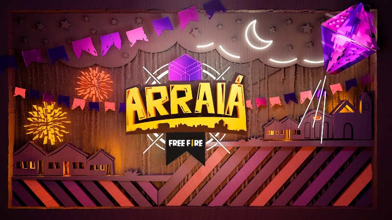 Arraiá do Free Fire distribui Cubo Mágico e novo pet de graça