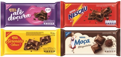 Nestlé e Garoto lançam linha de tabletes de chocolates