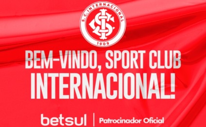 Betsul é o novo patrocinador do Sport Club Internacional