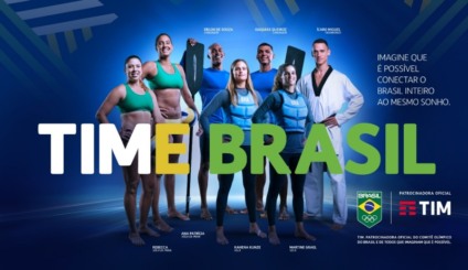 TIM realiza campanha de apoio ao Time Brasil nos jogos de Tóquio