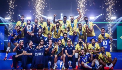 Brasil é campeão da Liga das Nações de Vôlei