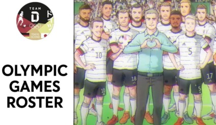 Seleção alemã vira anime para anunciar equipe dos Jogos Olímpicos