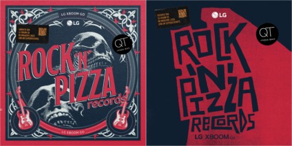 LG XBoom Go apresenta Rock 'n' Pizza Records LG XBoom Go apresenta Rock 'n' Pizza Records