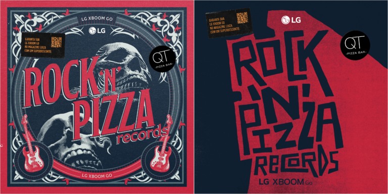 LG XBoom Go apresenta Rock 'n' Pizza Records