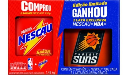 Nescau lança pack promocional para os jogos finais da NBA