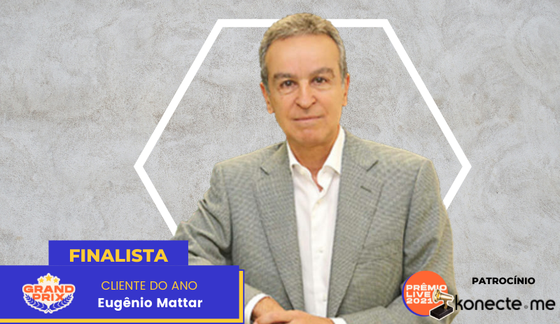 Eugênio Mattar está concorrendo na final do Prêmio Live 2021 Eugênio Mattar está concorrendo na final do Prêmio Live 2021