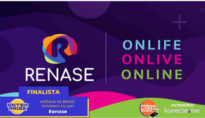 Renase é finalista do Prêmio Live 2021