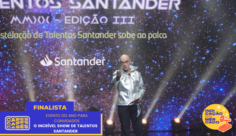 'Show de Talentos Santander' é um dos grandes cases do Prêmio Live 2021