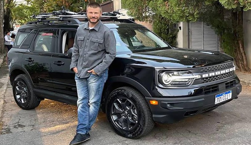 Rodrigo Hilbert é o embaixador do Ford Bronco Sport no Brasil