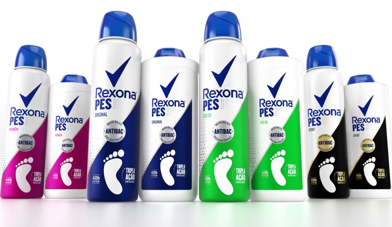 Rexona cria nova linha completa de desodorantes para os pés