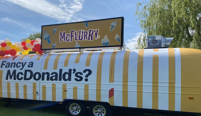 Promo do McDonald's leva McFlurry Van a festas de aniversário