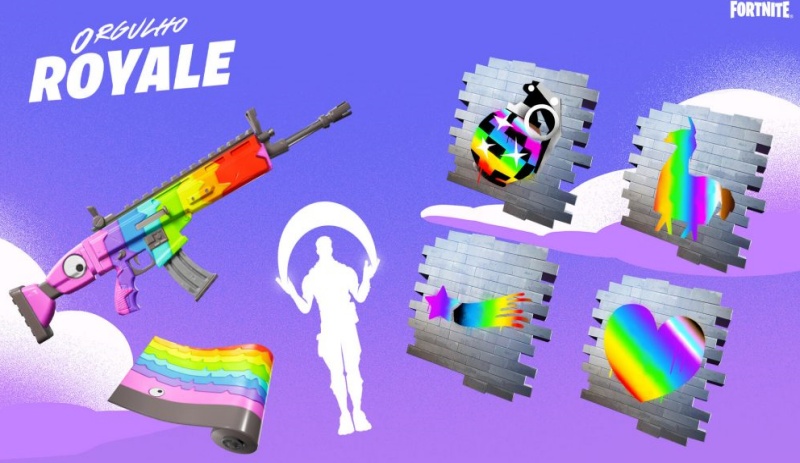 Fortnite lança evento LGBTQIA+ com itens grátis