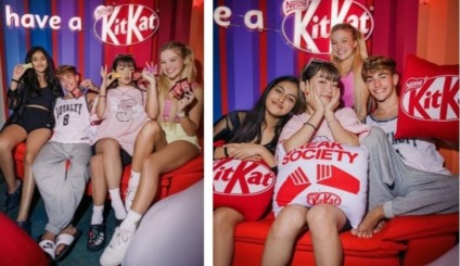 KitKat participa de 'acampamento' com Now United