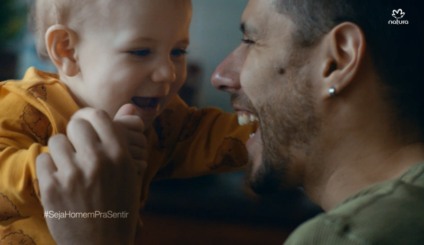 Natura convida os homens a expressarem seus sentimentos