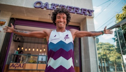 Oakberry anuncia parceria com o triatleta Thiago Vinhal
