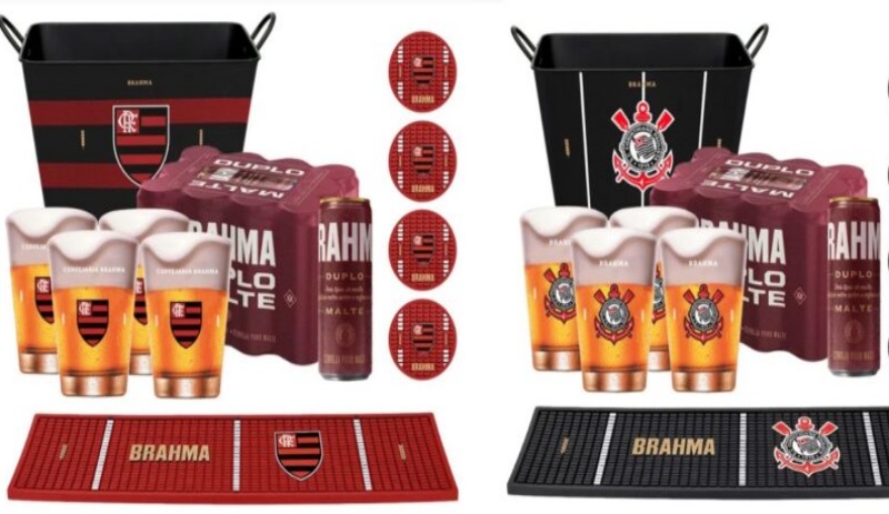 Brahma apresenta produtos exclusivos dos clubes de futebol Brahma apresenta produtos exclusivos dos clubes de futebol
