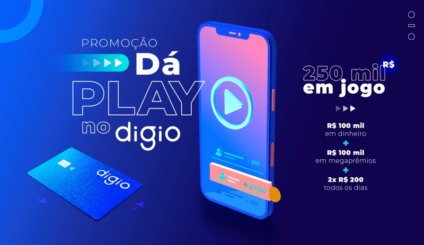 Promo da Digio distribui mais de R$ 250 mil em prêmios
