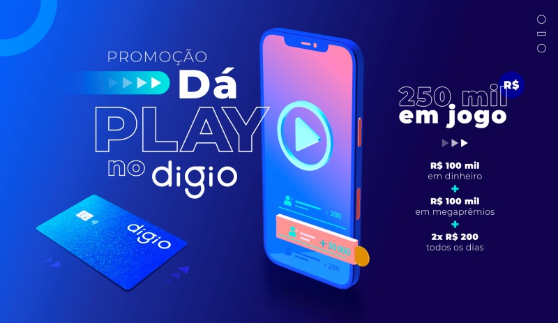Promo da Digio distribui mais de R$ 250 mil em prêmios Promo da Digio distribui mais de R$ 250 mil em prêmios