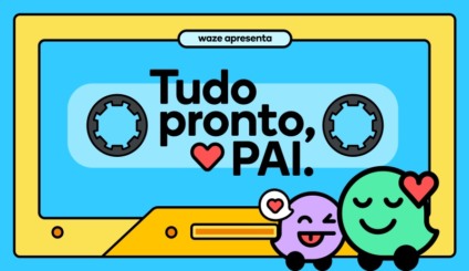 Waze ressalta laços emocionais no Dia dos Pais