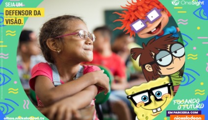 Nickelodeon e OneSight fecham parceria pela visão