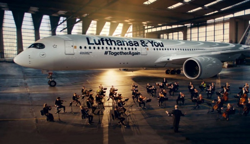 Orquestra da Lufthansa encanta na campanha #TogetherAgain