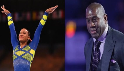 Magic Johnson e Rebeca Andrade participam do Expo Magalu