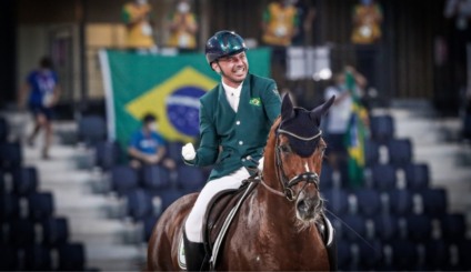 Rodolpho Riskalla é Prata no Hipismo de Adestramento
