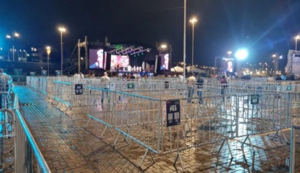 Primeiro evento-teste reúne poucas pessoas em Salvador
