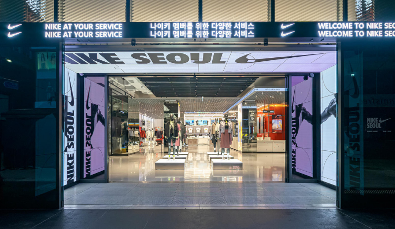 Nike leva seu novo conceito de loja omnichannel para Seul