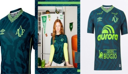 Umbro e Chapecoense apresentam nova camisa 3