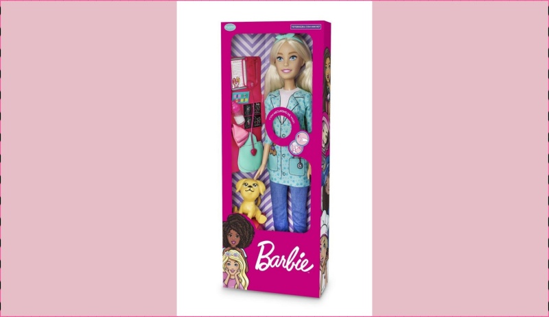 Barbie celebra Dia do Veterinário com nova boneca de 70 cm