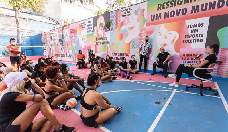 Nike celebra parceria com a Casa Florescer Nike celebra parceria com a Casa Florescer