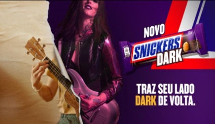 Snicker Dark chega ao Brasil com nova campanha