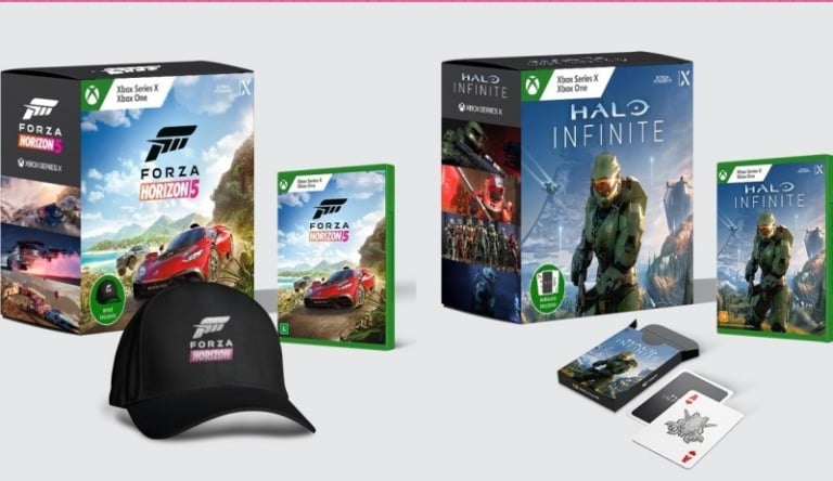 Xbox BR terá packs exclusivos do Halo Infinite e Forza Horizon 5