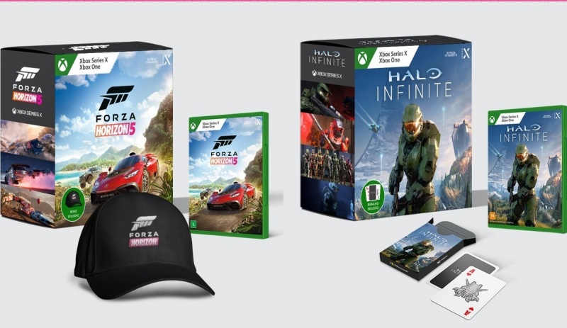 Xbox BR terá packs exclusivos do Halo Infinite e Forza Horizon 5