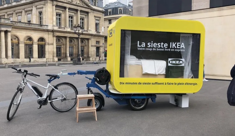 Ikea proporciona uma soneca fora de hora