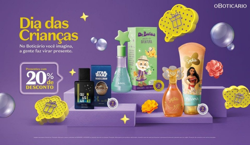 O Boticário traz novidades para o Dia das Crianças