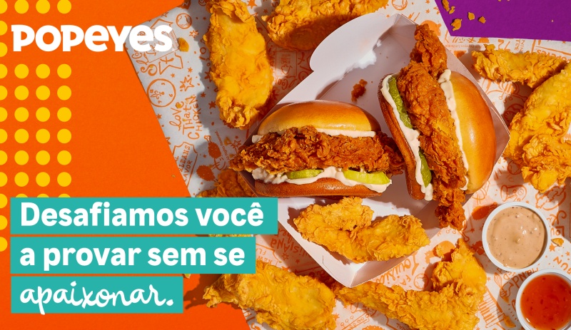 Popeyes apresenta campanha com teste às cegas