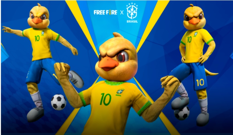 Novas skins da Seleção Brasileira chegam ao Free Fire