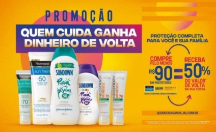 Johnson & Johnson faz promo inédita com marcas de proteção solar