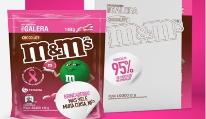 M&M’S muda de cor no Outubro Rosa