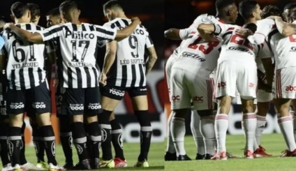 Brasileirão: Santos e São Paulo ficam no 1x1