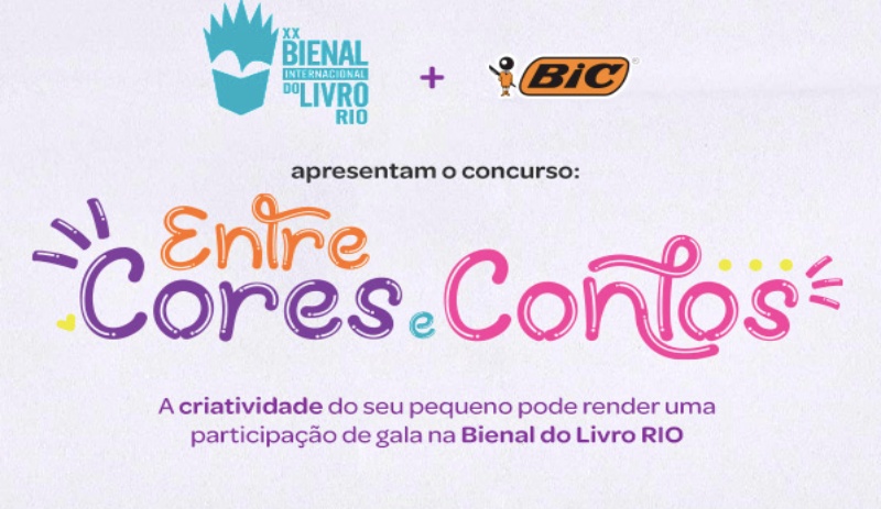 BIC patrocina Bienal do Livro Rio e cria promo de incentivo à leitura