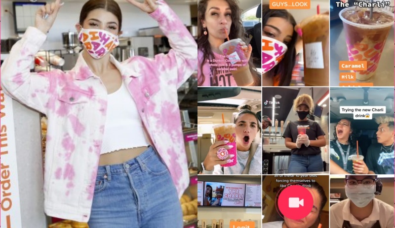 Funcionários da Dunkin Donuts participam de live com 'tiktoker'